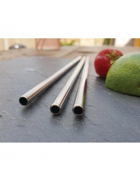 Stainless Steel Metal Straws 85" (Box 25)