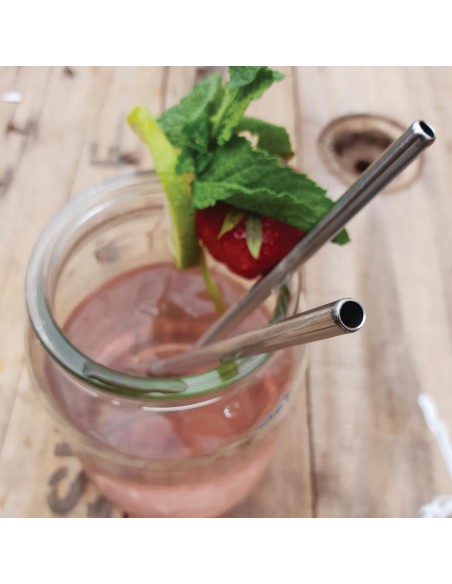 Stainless Steel Metal Straws 85" (Box 25)