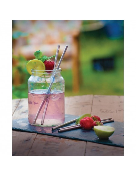 Stainless Steel Metal Straws 85" (Box 25)