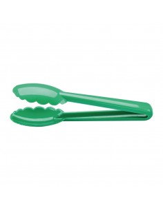 Mercer Culinary Hells Tools Tongs Green 8in