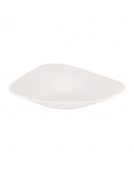Churchill Lotus Triangular Shallow Bowls White 238mm