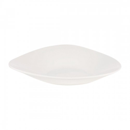 Churchill Lotus Triangular Shallow Bowls White 278mm