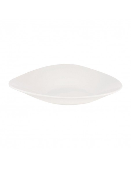 Churchill Lotus Triangular Shallow Bowls White 278mm