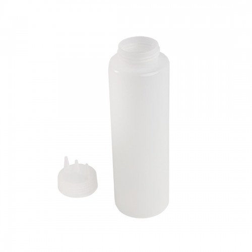 Vogue Clear 3 Nozzle Squeeze Bottle 36oz