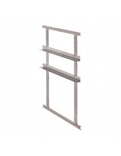 Cambro Kit of 2 Stainless Steel Rails for Cam GoBoxes