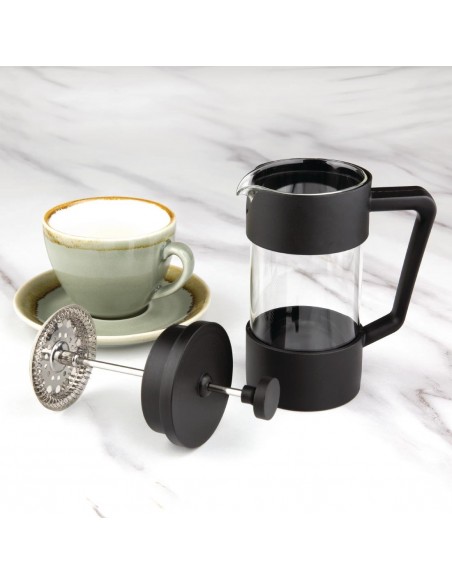 Olympia Contemporary Cafetiere Black 3 Cup