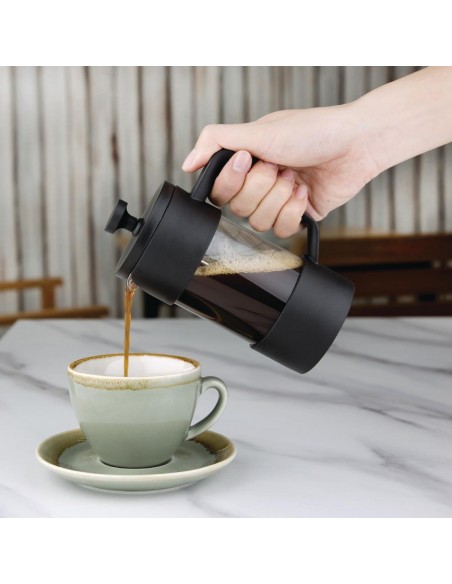 Olympia Contemporary Cafetiere Black 3 Cup