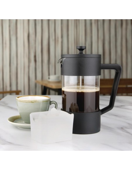 Olympia Contemporary Cafetiere Black 8 Cup