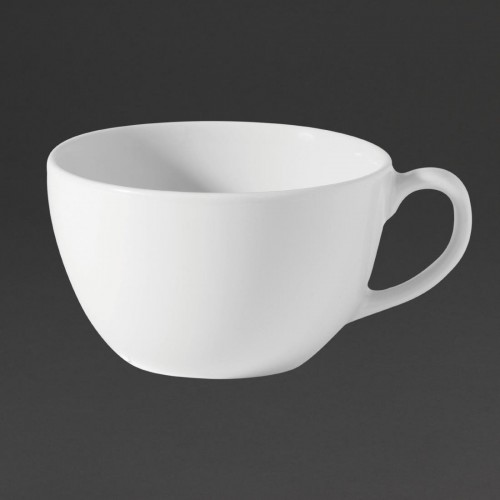 Utopia Titan Bowl-Shaped Cups White 340ml