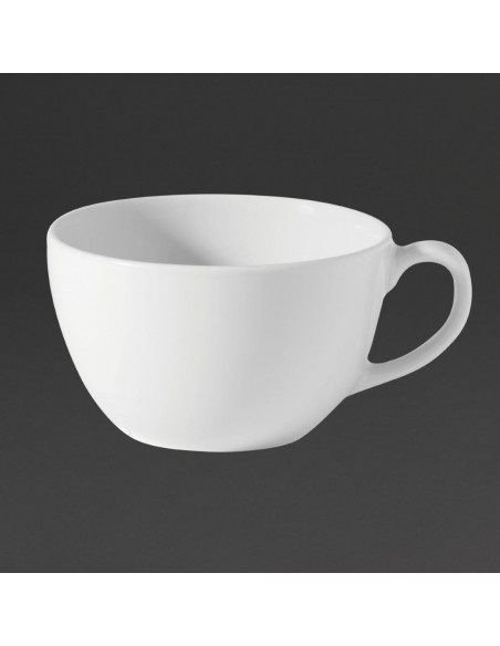 Utopia Titan Bowl-Shaped Cups White 340ml