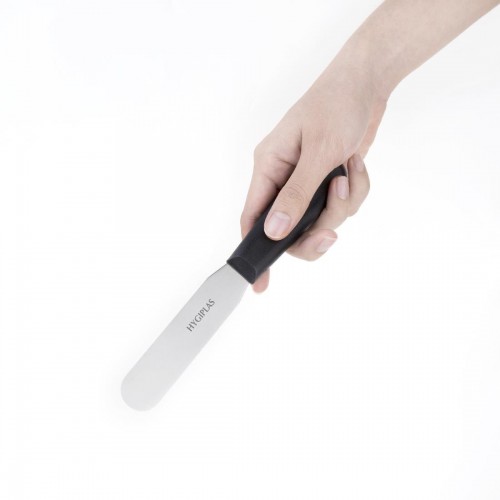 Hygiplas Straight Blade Palette Knife Black 10cm