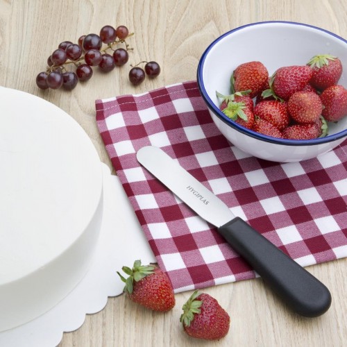 Hygiplas Straight Blade Palette Knife Black 10cm