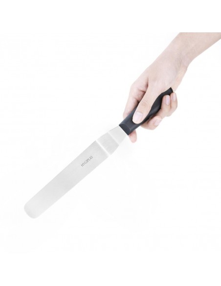 Hygiplas Angled Blade Palette Knife Black 19cm