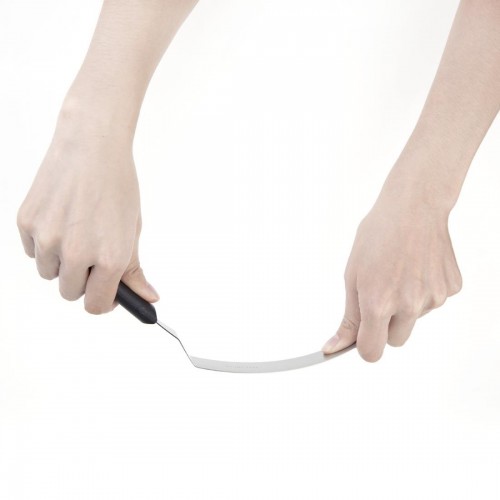 Hygiplas Angled Blade Palette Knife Black 19cm