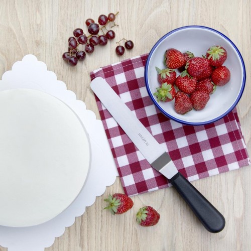 Hygiplas Angled Blade Palette Knife Black 19cm