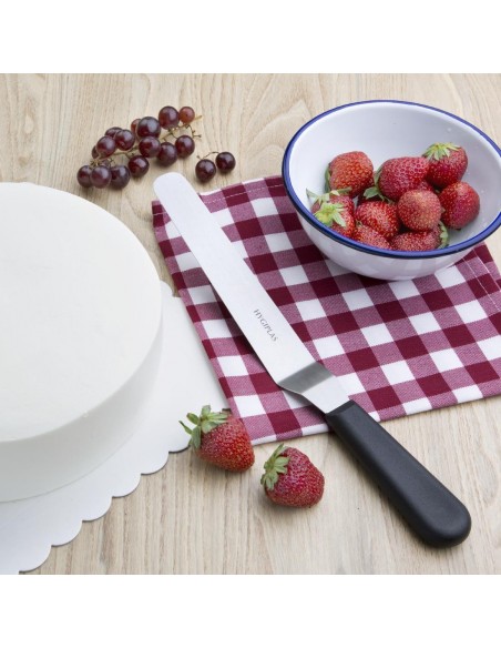 Hygiplas Angled Blade Palette Knife Black 19cm