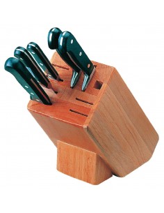 Vogue Wooden Knife Block 9 Slots