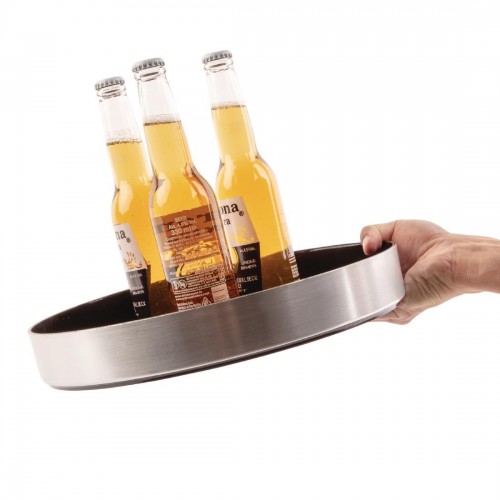 Round Non Slip Drinks Tray