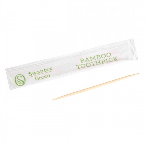 Individually Wrapped Biodegradable Bamboo Toothpicks