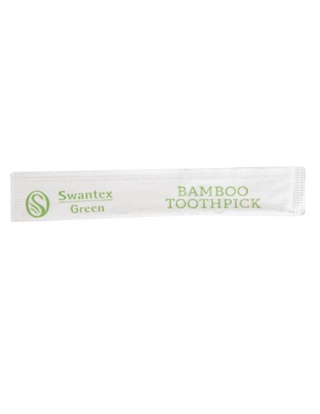 Individually Wrapped Biodegradable Bamboo Toothpicks