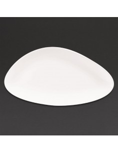 Churchill Lotus Triangular Plates White 350mm