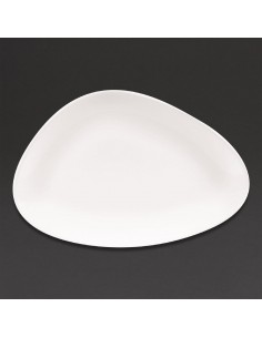 Churchill Lotus Triangular Plates White 300mm