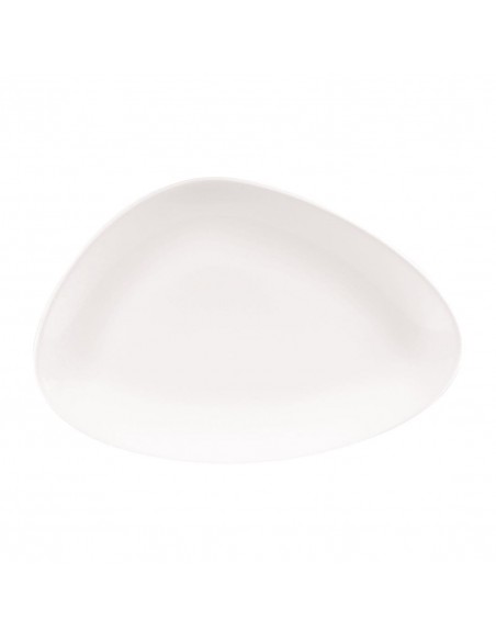 Churchill Lotus Triangular Plates White 300mm