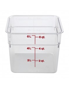 Cambro Square Polycarbonate Food Storage Container 5.7 Ltr