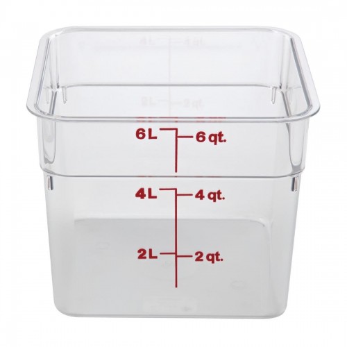 Cambro Square Polycarbonate Food Storage Container 5.7 Ltr