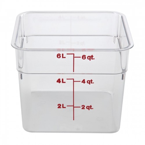 Cambro Square Polycarbonate Food Storage Container 5.7 Ltr