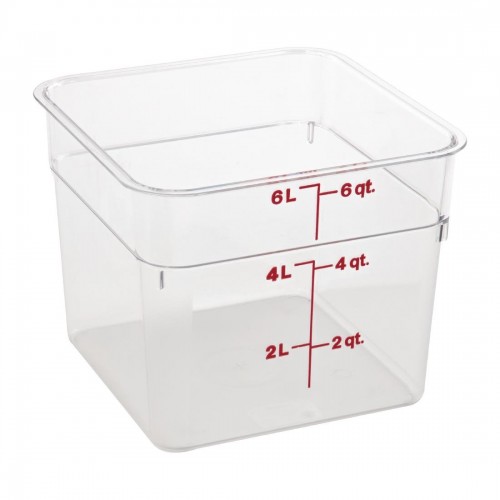 Cambro Square Polycarbonate Food Storage Container 5.7 Ltr