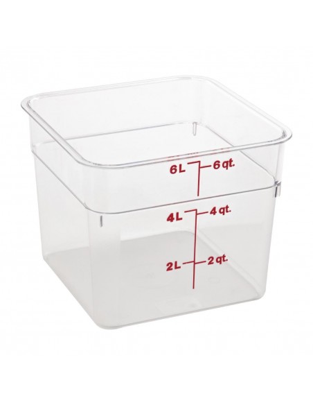 Cambro Square Polycarbonate Food Storage Container 5.7 Ltr