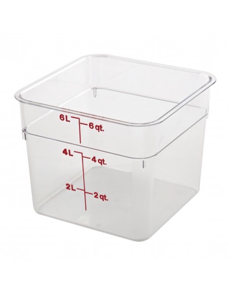 Cambro Square Polycarbonate Food Storage Container 5.7 Ltr