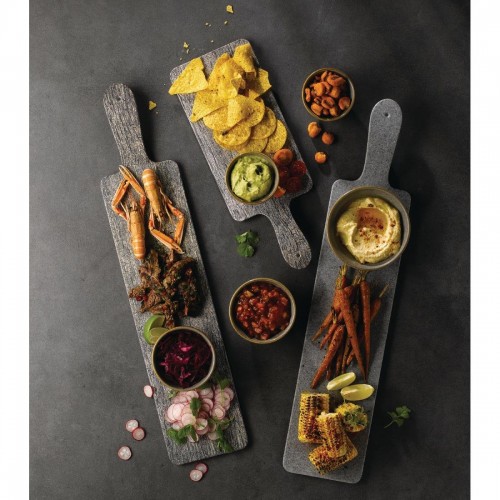 Churchill Alchemy Melamine Large Handled Paddles Granite 610 x 1