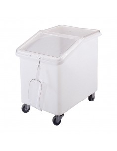 Cambro Mobile Ingredient Bin White 140Ltr