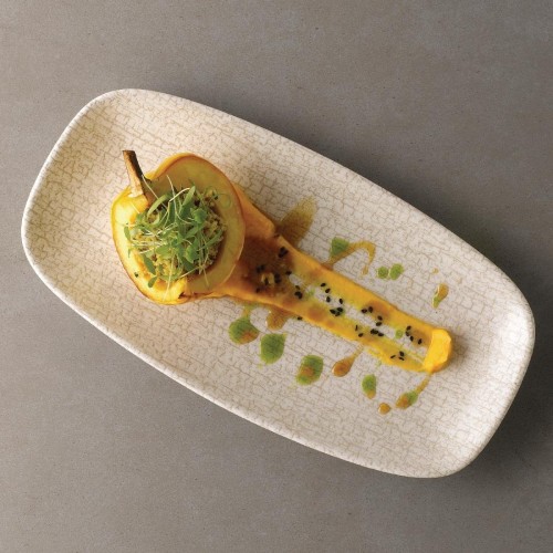 Churchill Breccia Oblong Chef Plate Agate Grey 153 x 298mm