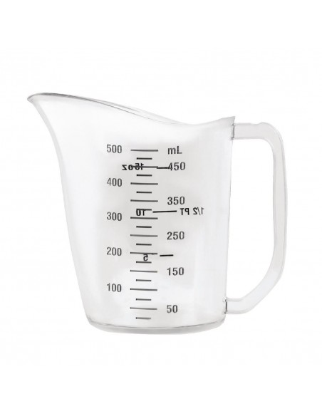 Vogue Polycarbonate Measuring Jug 500ml