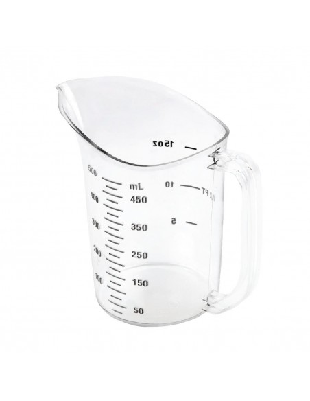 Vogue Polycarbonate Measuring Jug 500ml