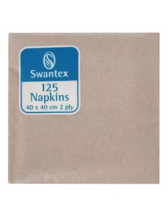 Compostable Kraft Dinner Napkins 400mm