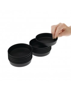 Matfer Exoglass Quiche Moulds 100mm (Pack of 12) 2