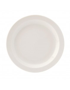 Utopia Pure White Narrow Rim Plates 167mm