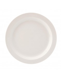 Utopia Pure White Narrow Rim Plates 230mm