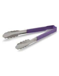 Vollrath Purple Utility Grip Kool Touch Tong 9"
