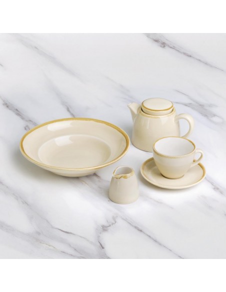 Olympia Kiln Pasta Bowls Sandstone 250mm