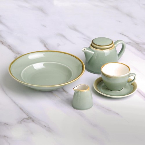 Olympia Kiln Pasta Bowls Moss 250mm