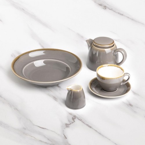 Olympia Kiln Pasta Bowls Smoke 250mm