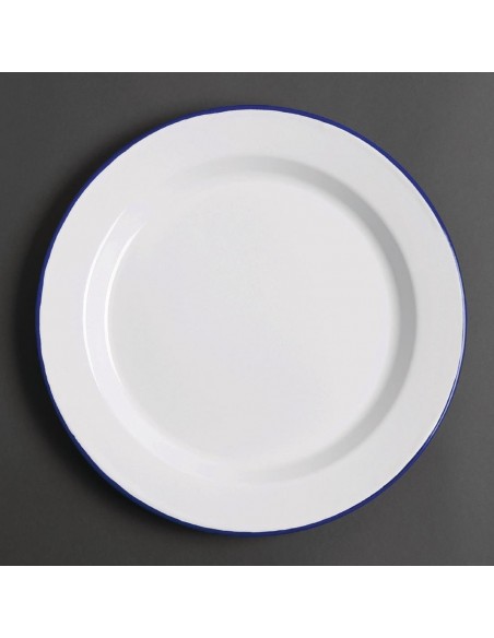 Olympia Enamel Dinner Plates 300mm
