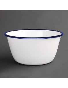 Olympia Enamel Pudding Bowls 155mm