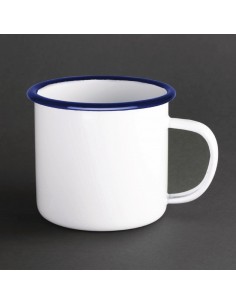 Olympia Large Enamel Soup Mug 670ml