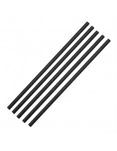 Fiesta Green Biodegradable Paper Straws Black 2